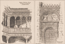 Detail of Arcade in Patio, Casa de la Infanta, Saragossa, Renaissance Porch, Toledo